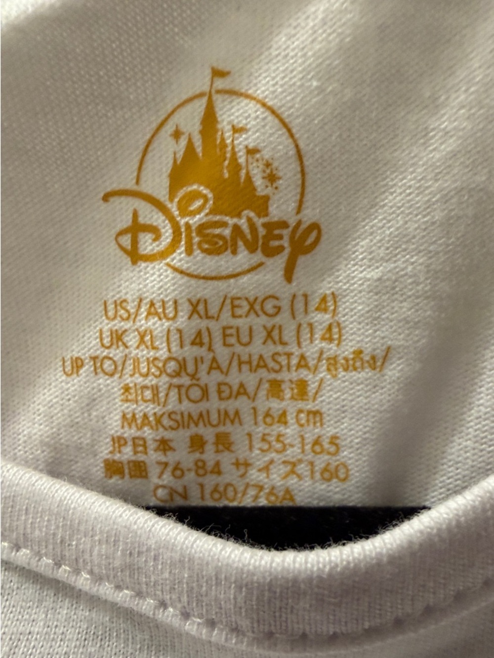 Disney White Tee with Orange Ruffle Sleeves and Lion King Print - Picture 5 of 5